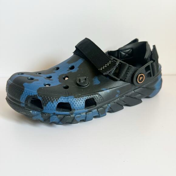 Crocs Post Malone x Duet Max Clog in Blue Camo Unisex Men\'s‎ Size 7 Women\'s 9